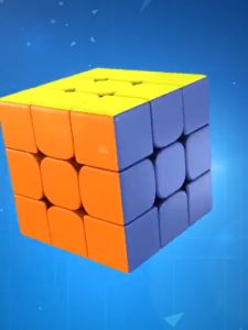 Rubik 3x3  Moyu Meilong Stickerless MFJS Original/Rubik Magnetik Moyu Meilong 3x3/Rubik 3x3 Premium 3.47 WCA/Rubik 3x3 Licin/Mainan Edukasi Anak