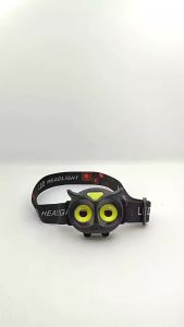 COB Owl Mini Headlamp Running Warning Headlight Portable Rotating Hunting Magnet LED Head Flashlight Camping Fishing Head Lamp