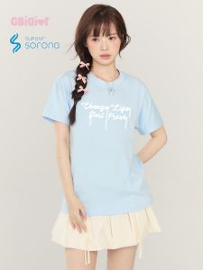 Gbiaior | Flattering White-Cool Summer Short Sleeve T-Shirt Wine Red