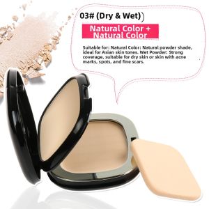 BLK Cosmetics | Flawless Dual Layer Pressed Powder Long-lasting Foundation
