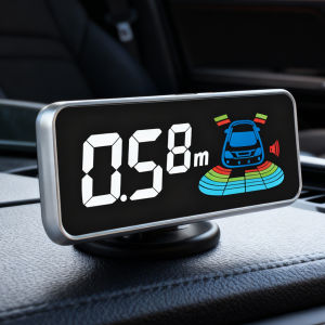 Bộ Cảm Biến Đỗ Xe 8 Điểm Cho Hệ Thống Radar Lùi Xe Phát Hiện Khoảng Cách Bằng Sóng Siêu Âm Hiển Thị Phía Trước Và Phía Sau Tích Hợp Chip Tiên Tiến