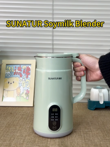 SUNATUR 600w Soybean milk maker- 800ml Heated wall breaking machinefor nut vegetable(HB-B6K)