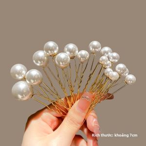 RUIQIU | Kẹp Tóc Hình U Trang Trí