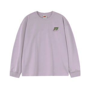 F426 Store American Retro Casual Loose Icon Lawn Long Sleeve T-Shirt Youth Pop Style All Seasons round Neck Other Pattern