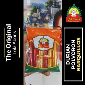 The Original Lola Abons Davao | Special Durian Polvoron Barquillos 6pcs per Pack