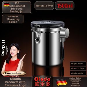 Olodo | Vacuum Sealed Storage Canister 316 Stainless Steel