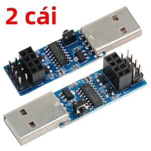 1/2 Chiếc USB ESP8266 1C ESP-01 ESP-01S Lập Trình Viên WiFi Downloader Với Mạch Tự Động Tải Xuống RESET Cho Mô-đun Prog