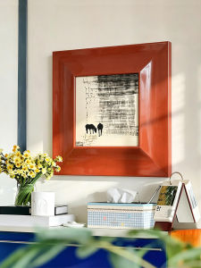 YASISHA | Italian Minimalist Abstract Art Decorative Painting with Black and White Lines