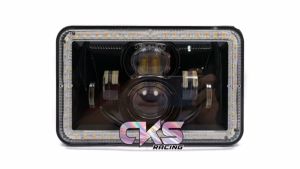 HEADLAMP DAYMAKER KOTAK 4X6 INCH PLUS SENJA DRL RING KUNING PUTIH 50 WATT RXKING WIN GL PRO