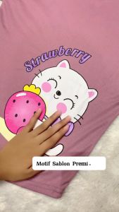 Setelan Cargo Anak Perempuan Usia 4-12 Tahun Motif Bordir Bahan CORDURAY