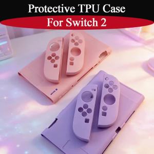 10 Colors Anti-Scratch TPU Soft All-inclusive Shell For Switch 2 Durable Replacement Silicone Protective Case For NS2 Accessory