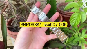 For Seiko Solid Stainless Steel Band 20mm 22mm Mens Sports Strap Srpd Skx007/Skx009 SRPD63K1 Jubilee Curved End Bracelet