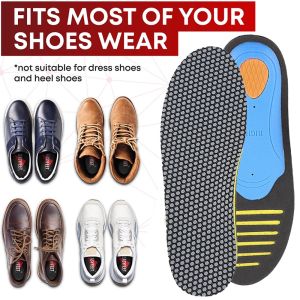 SRIEI 1Pair Orthotic Sport Insoles For Flat Foot Arch Support Sponge Elastic Running Insoles For Arch Pain Anti-Fatigue Orthopedic Shoe Pads