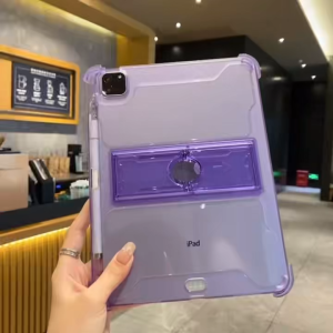 Tablet Case with S Pen Holder ✨ for Samsung Galaxy Tab A9 A9plus A7Lite T225 T220 T295 T290 T295 ✨ Shockproof Clear Cover with Stand for Drawing Online Class Netflix Watching ✨ Ultra Clear Transparent