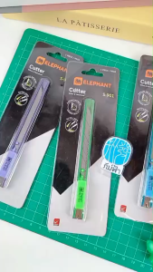 คัตเตอร์ มีดคัตเตอร์ Elephant รุ่น S-901 S-902 ขนาด 9 มม. 30° 45°