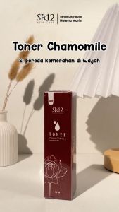 Toner Chamomile SR12 Melembabkan Mencerahkan dan Mengurangi Lingkar Hitam Mata / Mata Panda