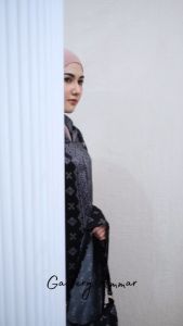 AMMAR - Mukena Dewasa Santorini Silk Premium 2in1 Laser Cut Ayasha Series