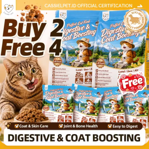Buy 2 Free 4 Cassiel Pet Cat Food For Skin Coat Digestive Health Enhance Immunity For Adult & Kitten