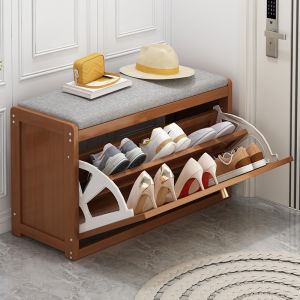 Tech Fabric Multi-Function Shoe Storage Bench