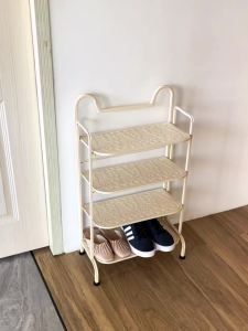 Shoe Rack Outside Door With Seat  Shoe Storage Bench  Shoe Rack Bench Outside Door Thickened Home Doorway Multi-Layer New Simple and Solid 鞋架