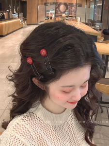 Ankela Bean Paste Hair Accessories Womens Side Clips Duckbill Hairpins Sweet Style Fresh out New Hair Decorations