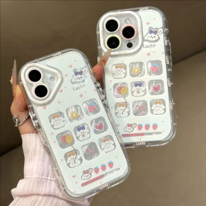 Cute Grid Design Phone Case for Apple 16Promax Iphone OnePlus 13 14 Redmi K80 Xiaomi 15 Honor 3009080 Huawei Mate Oppo Protective Cover