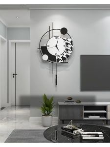 Đồng hồ trang trí tường CL066 trang trí phòng khách - không cần khoan tường