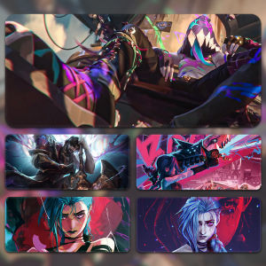 Double City Battle Mouse Pad Oversized E-Sports Games Mouse Pad Jinx Custom Computer Pad Dormitory Desktop Pad