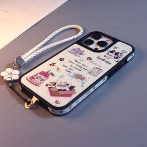 Magnetic Silicone iPhone 16/15 Case Womens Style Cute Cartoon Heart Pattern Anti-Fall Hard Shell Compatible with Apple Phones