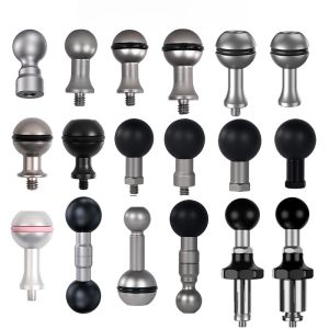 LanParte ชิ้นส่วนอุปกรณ์โทรศัพท์มือถือสำหรับรถจักรยานยนต์ อุปกรณ์เสริมหัวเข็มขัดแบบปรับแต่งได้ วัสดุอะลูมิเนียม โลหะ ยางพารา