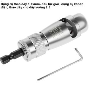 Máy Tuốt Dây Điện 2in1 Và Dụng Cụ Thủ Công Cho Cáp 1-25mm Máy Bóc Vỏ Hợp Kim Nhôm Dụng Cụ Đa Chức Năng Của Thợ Điện
