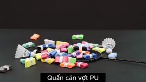 Cuốn cán vợt cầu lông da PU cao cấp mang lại cảm giác êm ái đặc biệt quấn cán vợt cầu lông tennis FLEX SPORTS