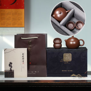 CANGHUTIANXIA | Handmade Purple Clay Teapot Set for Home Use