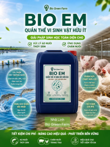 Can 20L BIO EM Xử Lý Nước Giảm Tảo Giảm Tanh Hôi Giảm Khí Độc Cho Ao Nuôi Tôm Cá