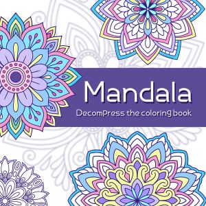 MANDALA Patterns for Adults Interesting Drawing Book Perfect Gift for Party and Birthday (Stress Free Coloring Book)