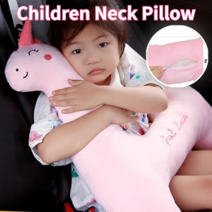 Childrens Neck Pillow Cute Animal Car Pillow Car Seat Belt Sleeping Pillow