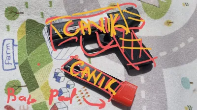 3d printed Caniks mags padz