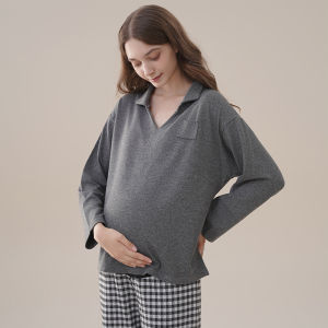 MiiOW | Warm Maternity Top for Expectant Mothers Slim Covering Belly