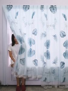 พร้อมส่ง ผ้าม่าน 2 ชั้น ใช้ตีนตุ๊กแก ม่านหน้าต่าง ผ้าม่านประตู ม่านทึบแสง+โปร่ง แถมอุปกรณ์ติดตั้ง