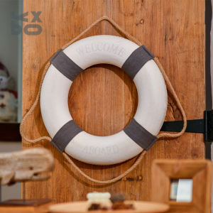 YBOX Original Handmade Retro Swimming Ring Home Decoration Creative Wall Decorations Ornaments Gifts สไตล์วินเทจที่ระลึก