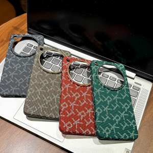 Retro Floral Letter OPPO Find X8 Ultra Phone Case Full Cover Ultra Thin Kevlar Carbon Fiber Pattern X8 pro Anti-Fall Matte Skin Feel Hard Protection Cover