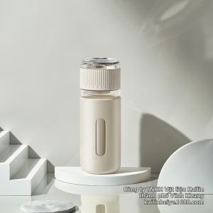 Cốc Đôi Tường Kính Cách Nhiệt Phân Loại Trà Nước Dễ Mang