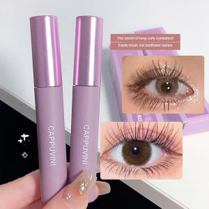 VEDO❤️ CAPPUVINI Maskara Tabung Ungu Kecil Tahan Air Maskara Tidak Luntur Ramping Keriting Padat