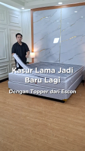 ESCON Mattress Topper / Pelapis Kasur / Kasur Lantai / Kasur Lipat / kasur Santai FREE ONGKIR Se-Pulau Jawa