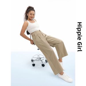 HIPPIE MISS | Hippie Style Beige Tencel Culottes Trousers