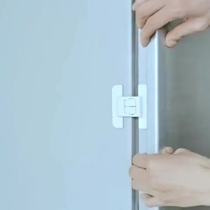 Refrigerator Door Lock Child Safety Refrigerator Lock Baby Anti-Pinch Hand Belt Plastic Cabinet Lock