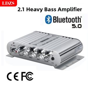 BONINGYU | Bluetooth 2.1 Channel Amplifier Subwoofer 12V