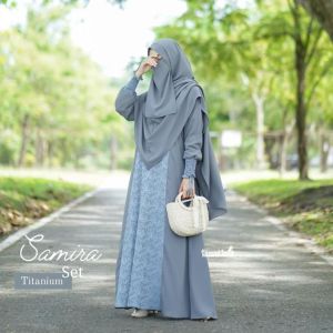 Gamis Set Syari/gamis motif/Samira Set