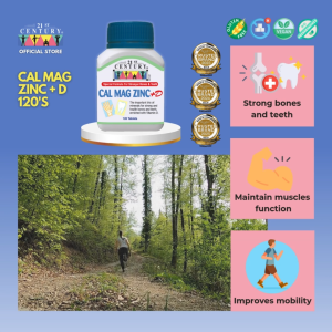 21st Century Cal Mag Zinc+D 120s