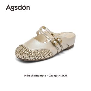 Agsdon | Dép Xỏ Ngón Thoáng Khí Phong Cách Mùa Hè Nữ